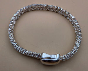 MONET Vintage Mesh 7.75" Cuff Bracelet