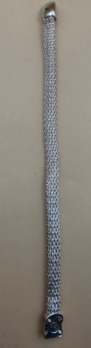 MONET Vintage Mesh 7.75" Cuff Bracelet