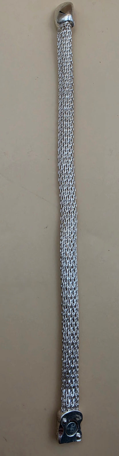 MONET Vintage Mesh 7.75" Cuff Bracelet