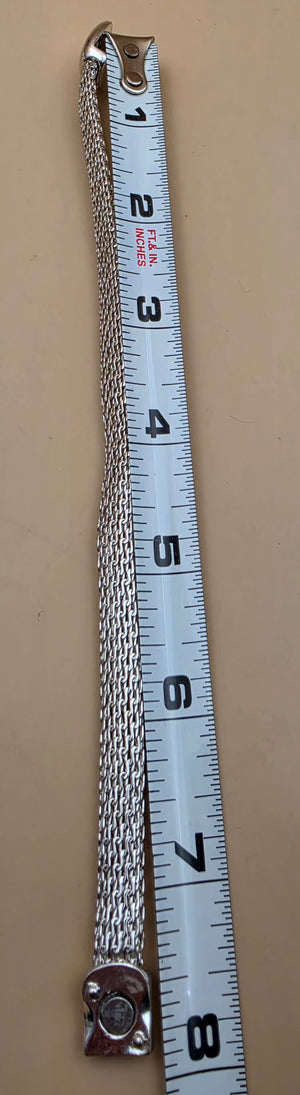 MONET Vintage Mesh 7.75" Cuff Bracelet