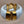 White Water Buffalo Bone/Brass/Quartz Cuff Bracelet