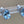 QVC Blue Topaz/Sterling Silver 5mm x 6mm Rectangle Stud Earrings