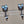 QVC Blue Topaz/Sterling Silver 5mm x 6mm Rectangle Stud Earrings