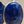 Faceted Blue Sapphire/Cultured Pearl/Sterling Silver 2.25