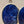 Faceted Blue Sapphire/Cultured Pearl/Sterling Silver 2.25