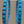 Sleeping Beauty Turquoise/Sterling Silver Inside Out 1.75