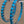 Sleeping Beauty Turquoise/Sterling Silver Inside Out 1.75