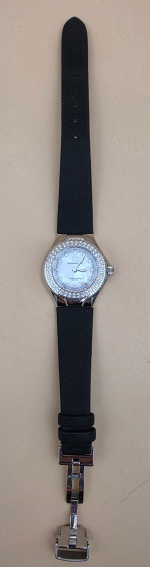 TECHNOMARINE TECH LADY TLSW Diamond Set/Mother Of Pearl/10ATM/Swiss Parts Y2K 5.5"-7.25" Women's Watch