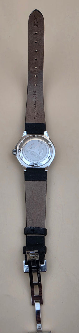 TECHNOMARINE TECH LADY TLSW Diamond Set/Mother Of Pearl/10ATM/Swiss Parts Y2K 5.5"-7.25" Women's Watch
