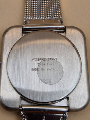 PIERRE LANIER EINSTEIN Model E=MC² Mesh Bracelet Band Watch