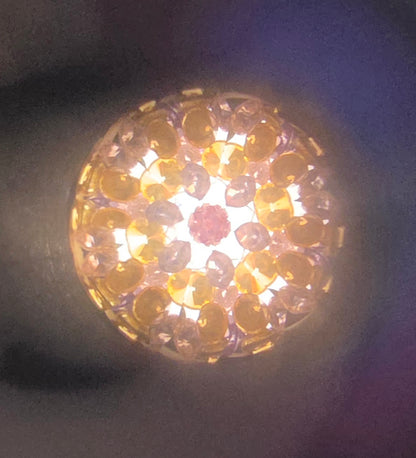 MICHAEL VALITUTTI Sterling Silver/Multi Color Cubic Zirconia Kaleidoscope 22" Necklace