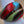 MURANO Style Red/Blue/Green/Yellow/Orange Art Glass Ring Size 7.75