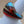 MURANO Style Red/Blue/Green/Yellow/Orange Art Glass Ring Size 7.75