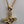 Gold Tone/Clear Rhinestone/Heart Wrapped Cross Pendant on 16