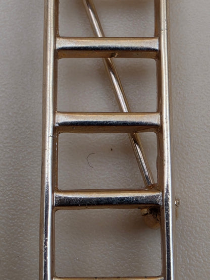 MARY KAY Goldtone "Ladder of Success" Vintage Brooch