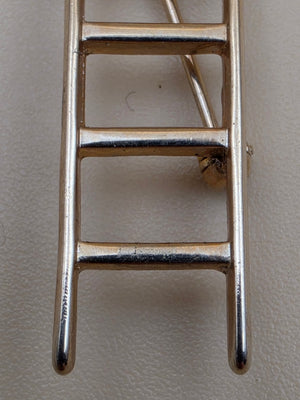 MARY KAY Goldtone "Ladder of Success" Vintage Brooch