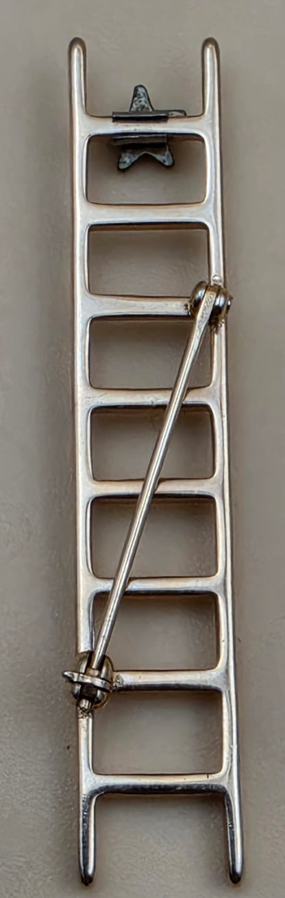 MARY KAY Goldtone "Ladder of Success" Vintage Brooch