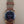 Blue Dial/Goldtone/Brown Stitched Band Men's Watch