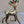 GERRYS Vintage Goldtone/Red/Green Enamel Christmas Reindeer Vintage Brooch