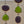 Green/Brown Druzy Stone Triple Dangle 3