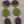Green/Brown Druzy Stone Triple Dangle 3