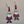 Merry Christmas Santa Claus/Red and White Enamel/Glitter Beard/Dangling Boot 2