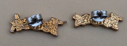 Halloween Trick or Treat Festive .75" x .5" Earrings
