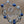 Silvertone/Blue and White Faux Iridescent Pearl Beaded Stretch Bracelet(3)