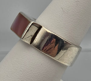 Mother of Pearl/Sterling Silver Ring Size 8.25