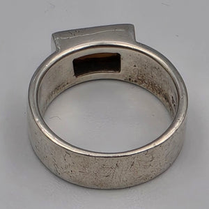 Mother of Pearl/Sterling Silver Ring Size 8.25