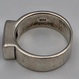 Mother of Pearl/Sterling Silver Ring Size 8.25