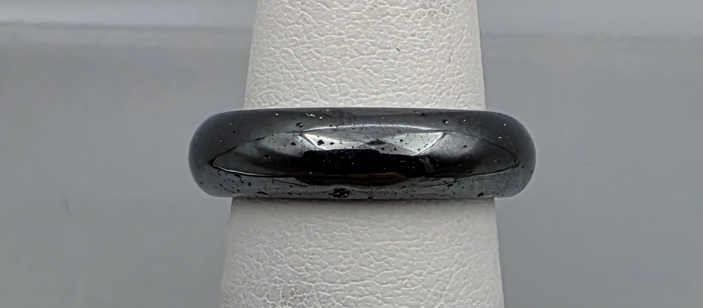 Hematite Band Ring Size 5