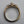 18k Gold Electroplated/Blue and Clear Crystal Rhinestone Ring Size 6.75