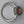 Silver Plated/Rose Gold Tone/Clear/Pink Rhinestone Ring Size 9.25