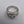 Silver Tone/Clear Rhinestone Dome Ring Size 7