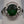 Silver Plated /Green Tourmaline Ring Size 9