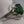 Silver Plated /Green Tourmaline Ring Size 9