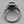 Silver Plated /Green Tourmaline Ring Size 9