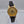 Faux Gold Coin/Black Leather Band Watch