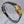 Faux Gold Coin/Black Leather Band Watch