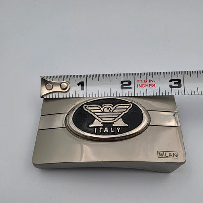EMPORIUM ARMANI Logo Reversible Belt Buckle