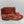 Red Felted Wool/Gold Painted Vintage 1930's-1940's Childs Christmas House Slippers