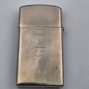 1976 ZIPPO Vintage Two Tone Gold Flame Design/Engraved/Flip Top/Windproof Lighter