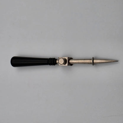 Vintage 1900's Tailor Straight Awl With Adjustable Stop