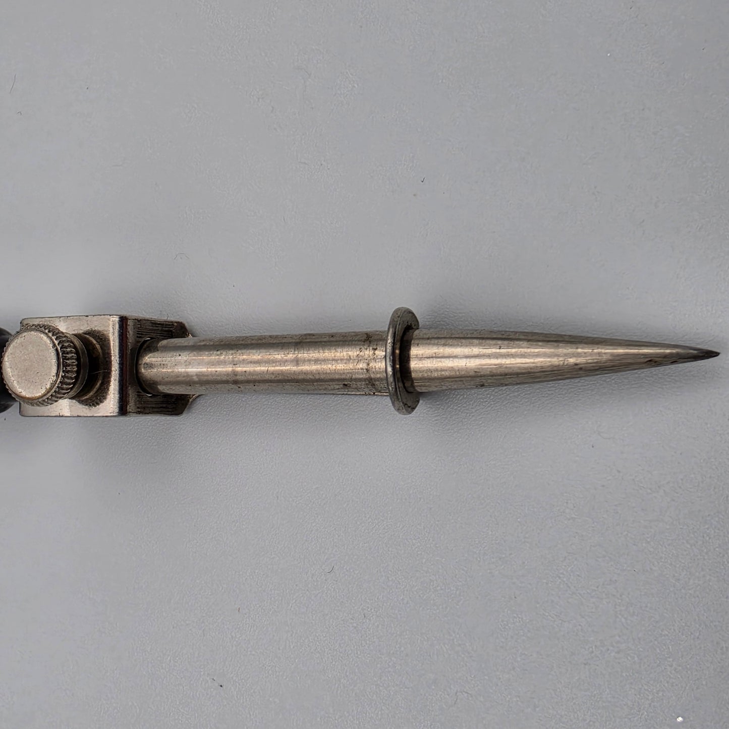 Vintage 1900's Tailor Straight Awl With Adjustable Stop