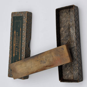 NORTON ABRASIVES Hard Arkansas "Pen Knife Piece" Oilstone Size 4 HB-14