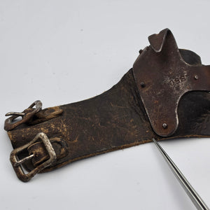 BOSS Leather/Metal Antiques Early 1900's Corn Husker