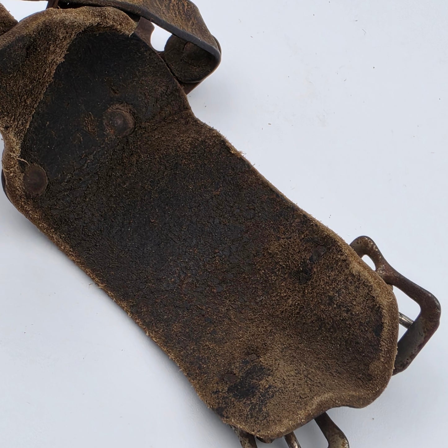 BOSS Leather/Metal Antiques Early 1900's Corn Husker
