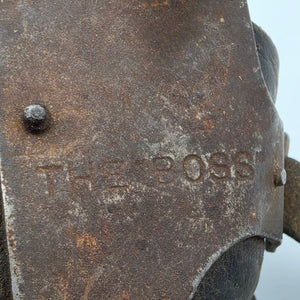 BOSS Leather/Metal Antiques Early 1900's Corn Husker