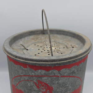 MIT SHEA Galvanized Floating Minnow Bucket/Better Bilt Model# 77-10